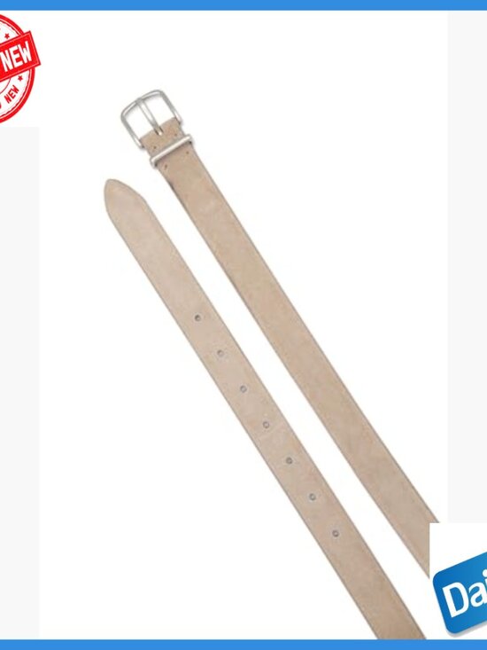 1 Inch Suede Belt with Metal Loop, Casual Fashion Accessory for Everyday Wear main image 4